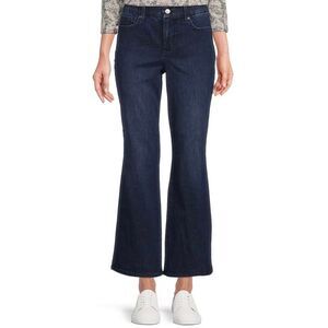 NWT NYDJ‎ Waist Match Relaxed Fit High Waist Stretch Denim Flare Jeans Sz XL